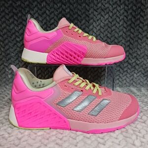 Adidas Dropset 3 Trainer Women's Cross Training Shoes Semi Pink Spark Size 7